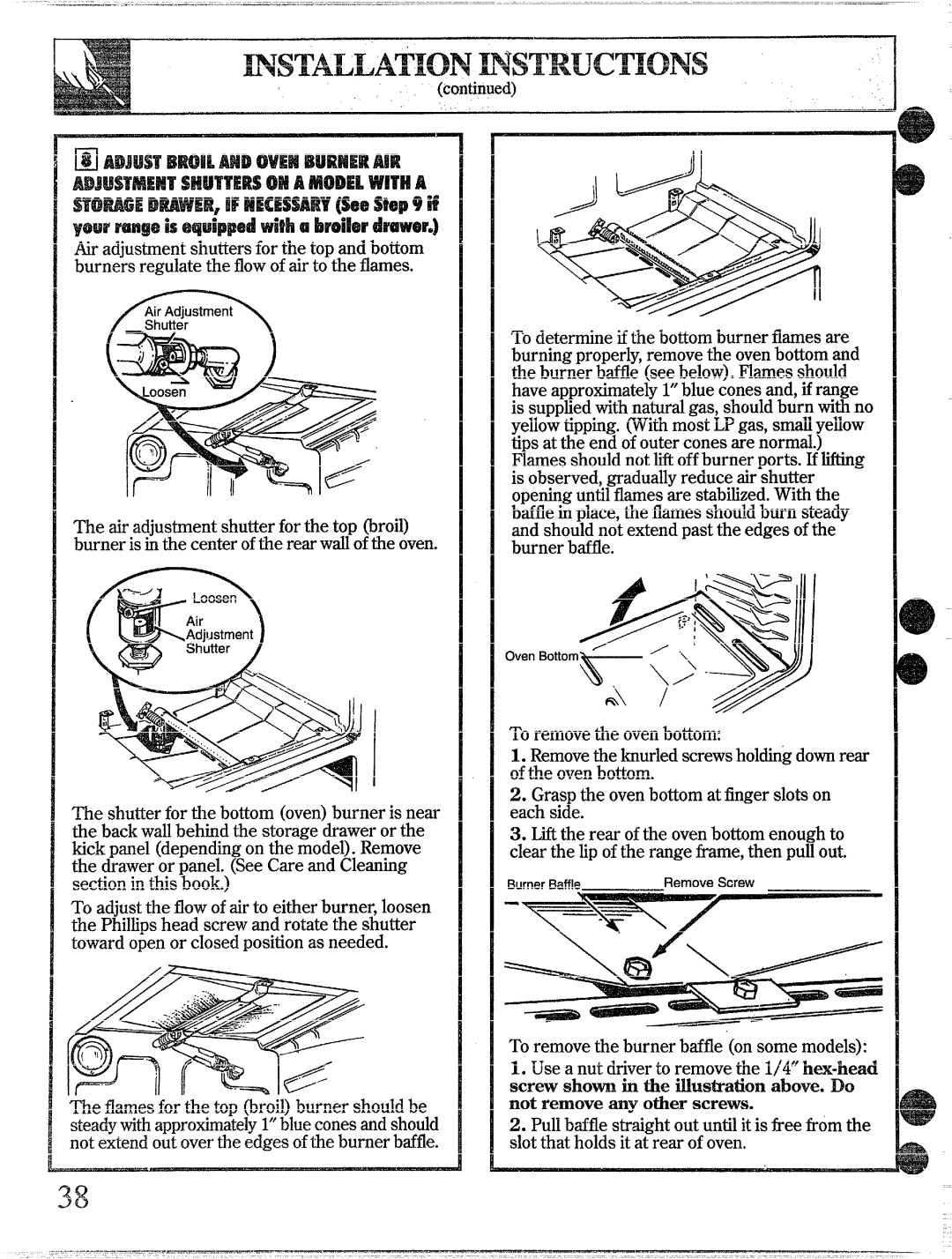 GE 49-8338 installation instructions MsTALLATIoNmsTRucTIoNs ,’ 