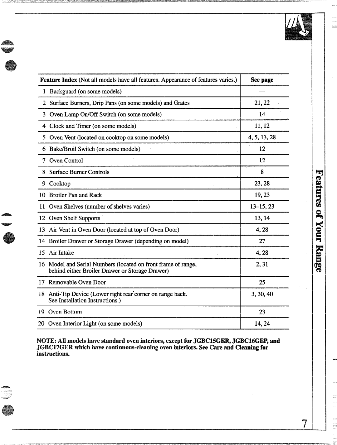 GE 49-8338 installation instructions Oven Shelvesnumberof shelvesvaries 