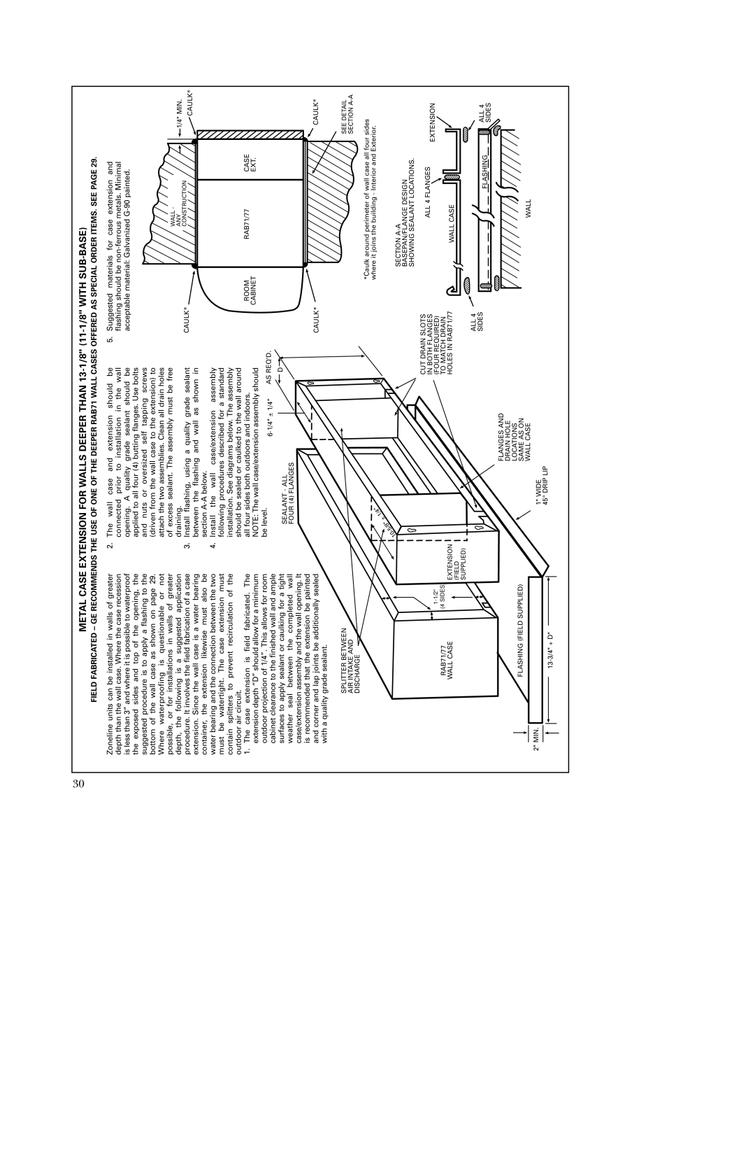 GE 5500 manual Corner and lap joints be additionally sealed 