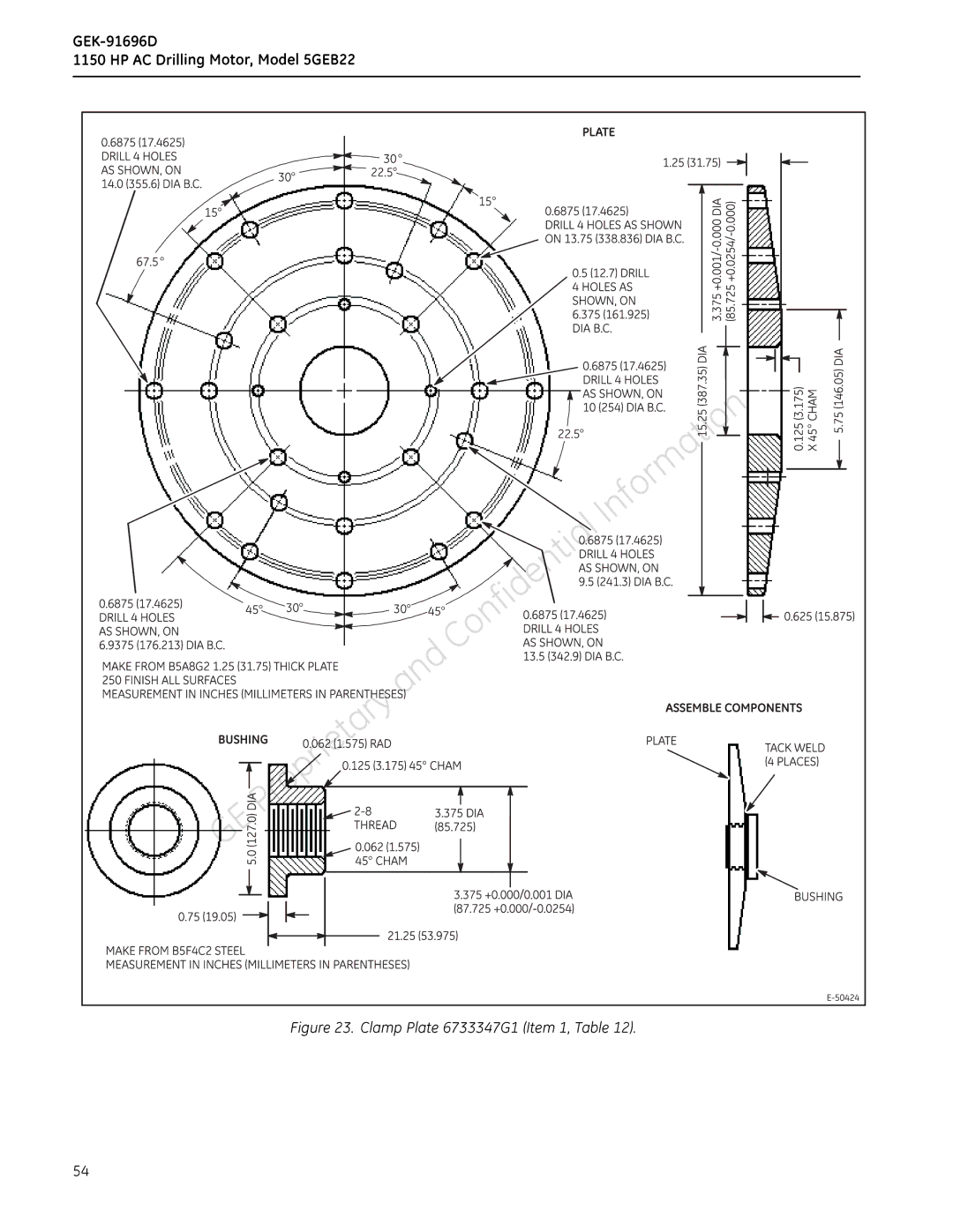 GE manual 1150HPACDrillingMotor,Model5GEB22 