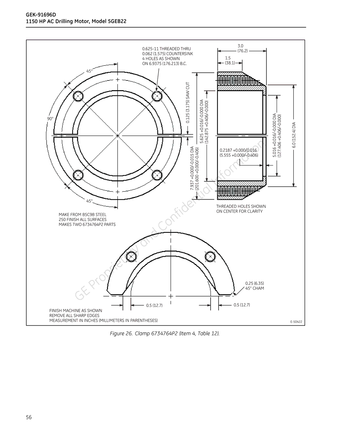 GE manual GEK1150-91696DHPACDrillingMotor, Model5GEB22 