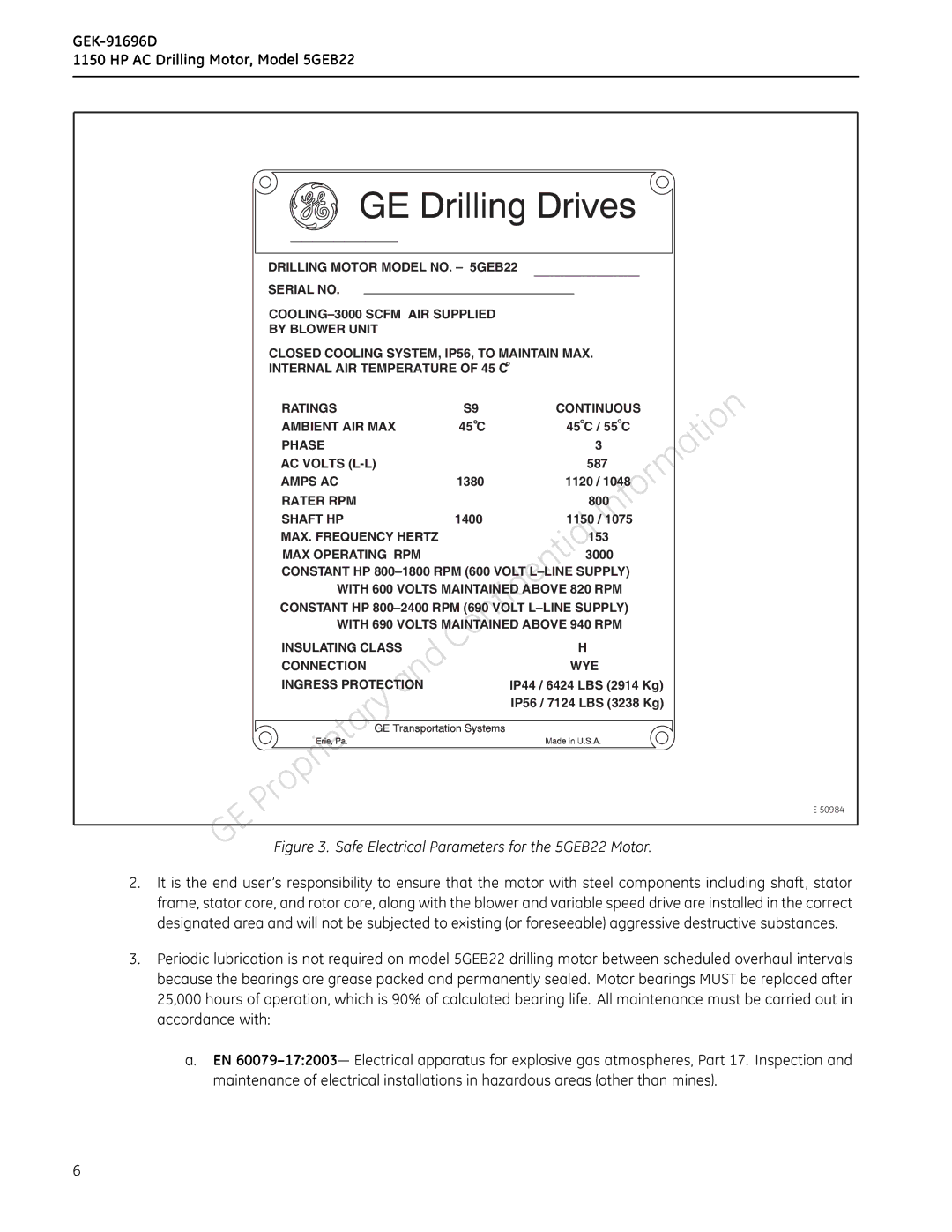 GE 5GEB22 manual Withstelcomponnts, Wihtheblowerandvari, Requir 