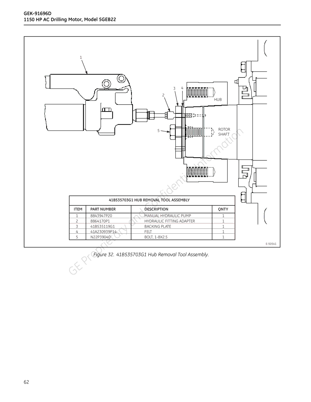 GE manual GEK1150-91696DHPACDrillingMotor,1Model5GEB22 