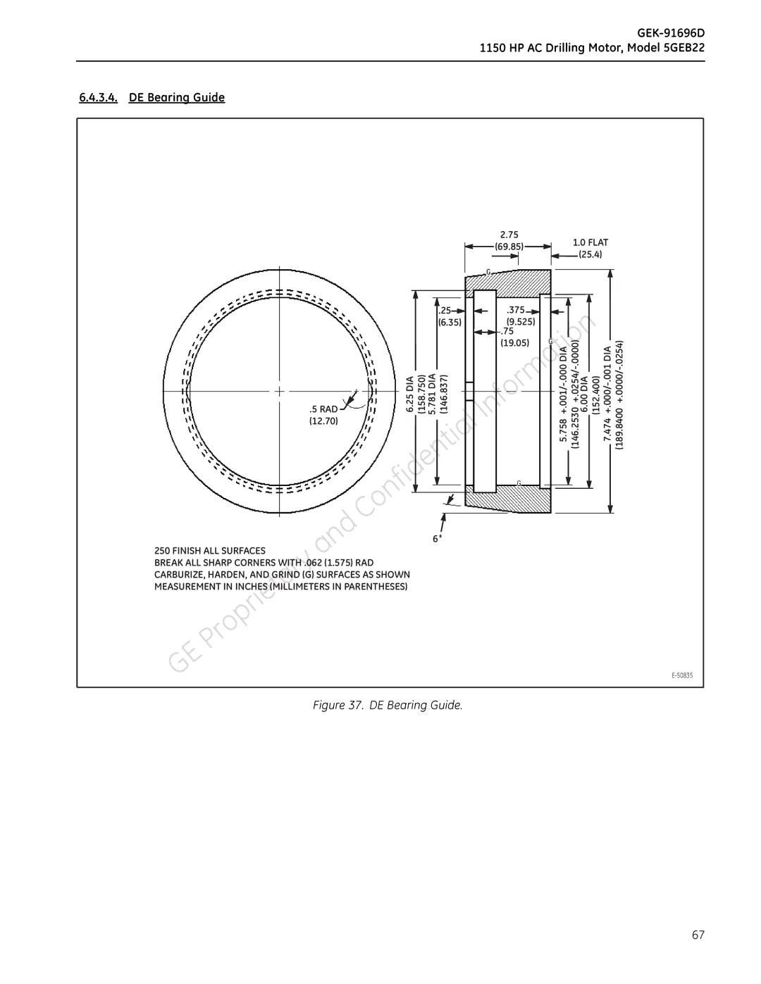 GE manual DEBearingGuide, 1150HPACDrillingMotor,ModelGEK-5GEB2291696D 