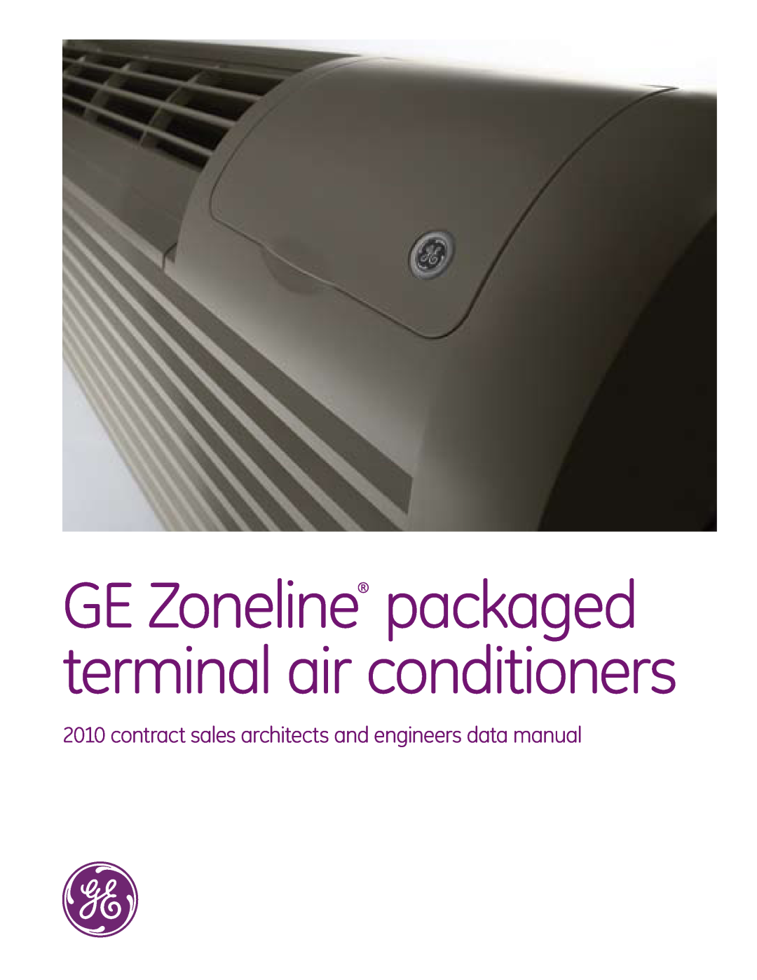 GE 4100, 6100 manual GE Zoneline packaged terminal air conditioners 