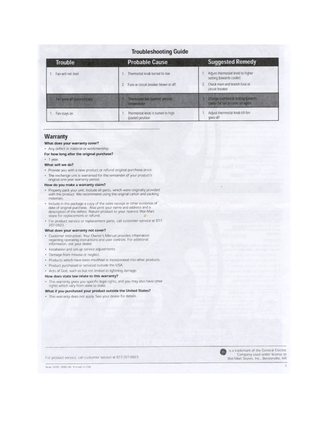 GE 681131066204 manual 