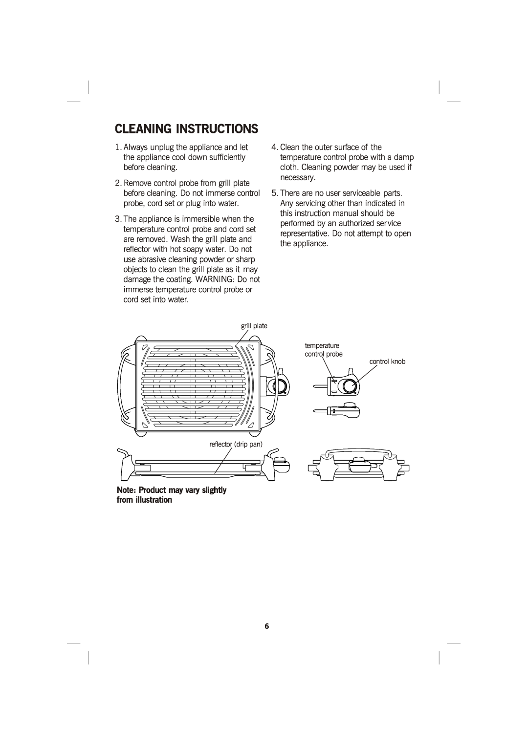GE 681131690157 manual grill plate temperature control probe control knob reflector drip pan 