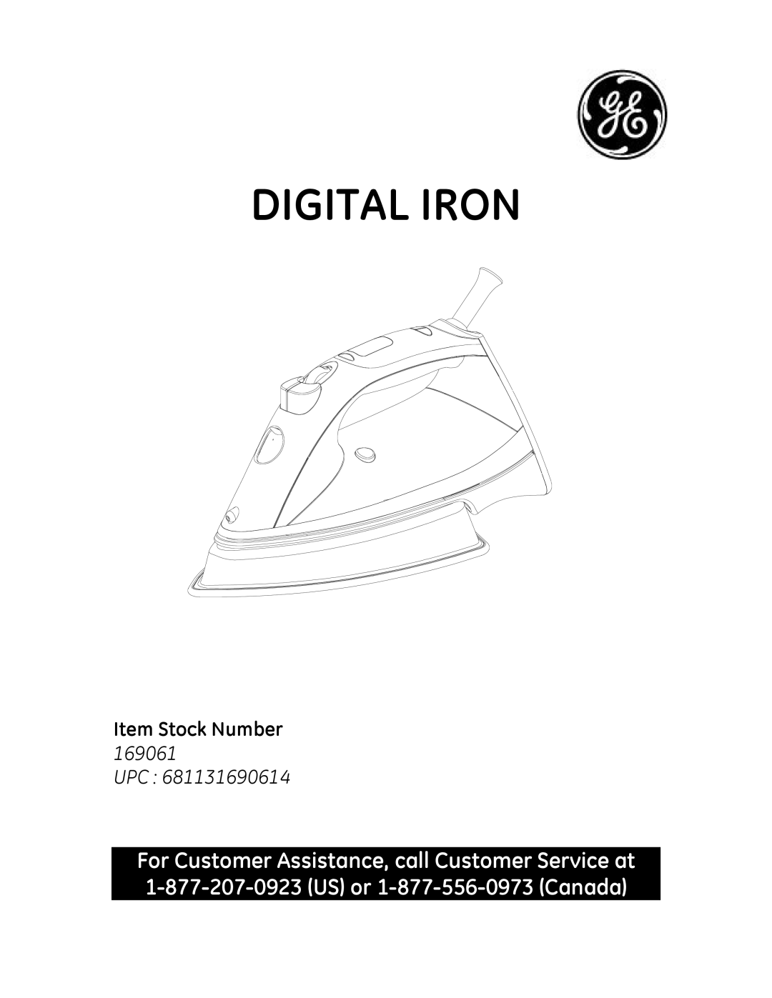 GE 681131690614 manual Digital Iron 