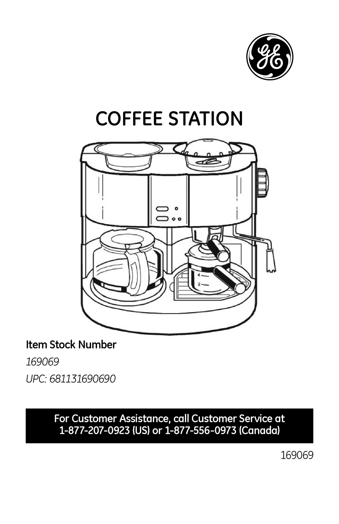 GE 681131690690 manual Coffee Station 