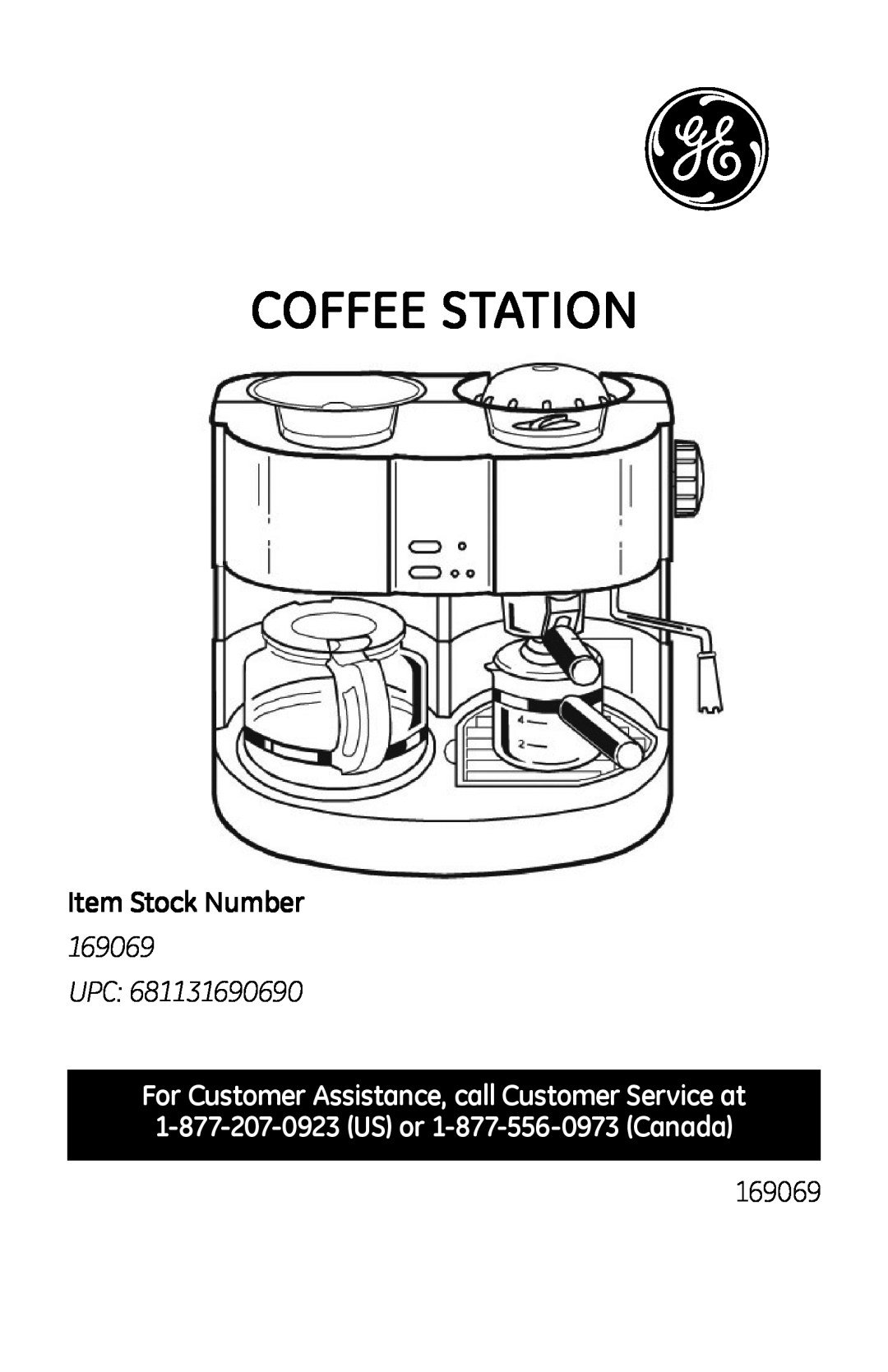 GE 681131690690 manual Coffee Station, Item Stock Number, 169069 UPC 