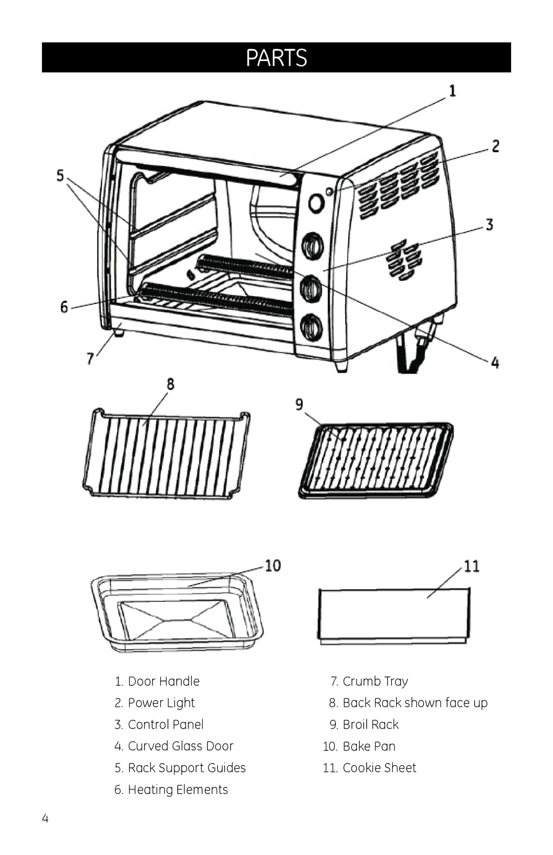 GE 681131691406, 681131691277 manual Parts 