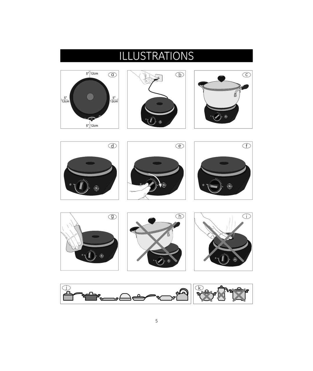 GE 681131692151 manual Illustrations 