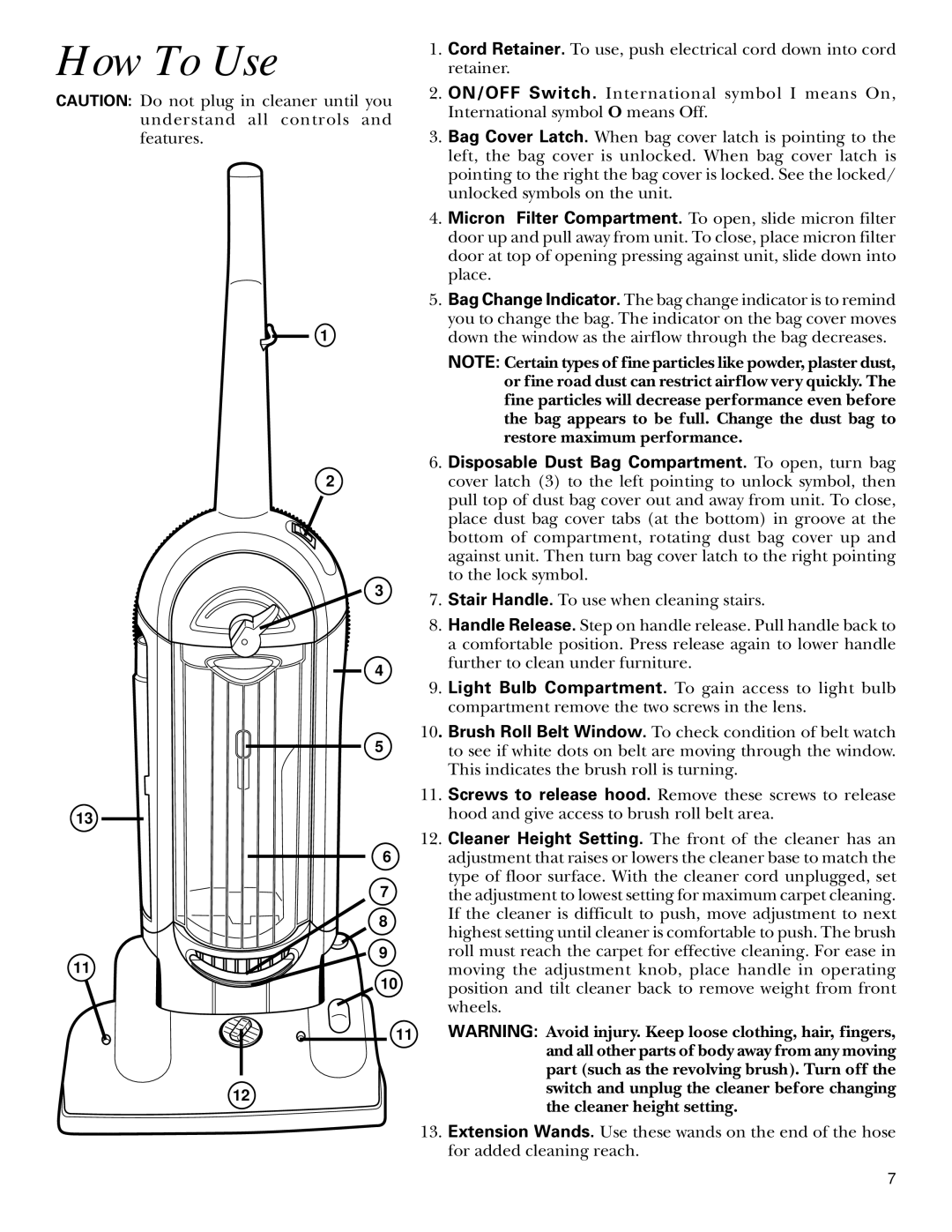 GE 106575, 71045 warranty How To Use 