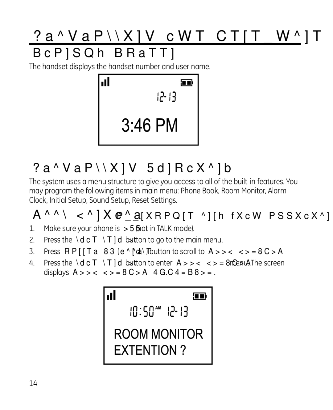 GE 0008579, 81, 28214xx2, 28214xx1 manual Programming the Telephone, Standby Screen, Programming Functions 