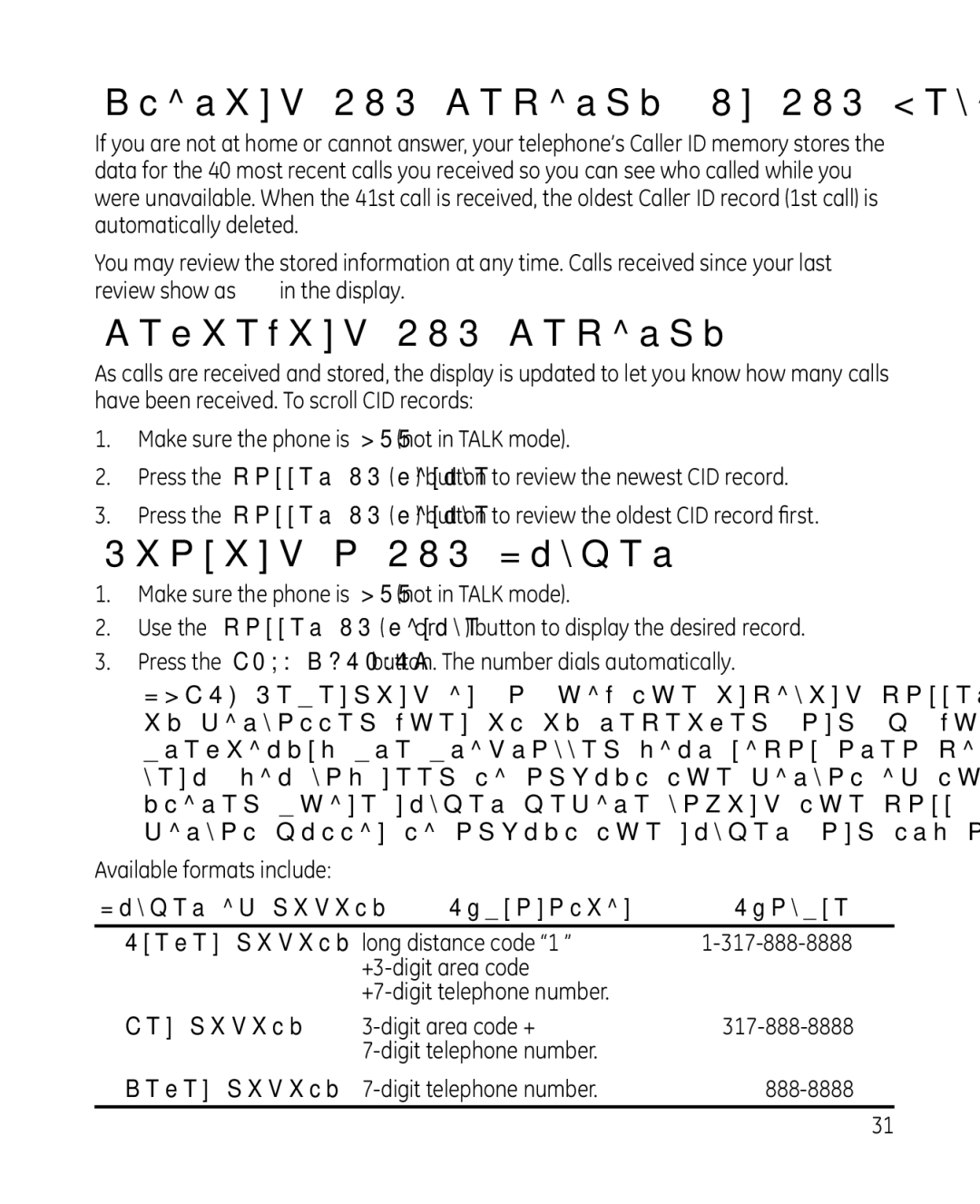 GE 28214xx2, 81, 28214xx1, 0008579 manual Storing CID Records In CID Memory, Reviewing CID Records, Dialing a CID Number 