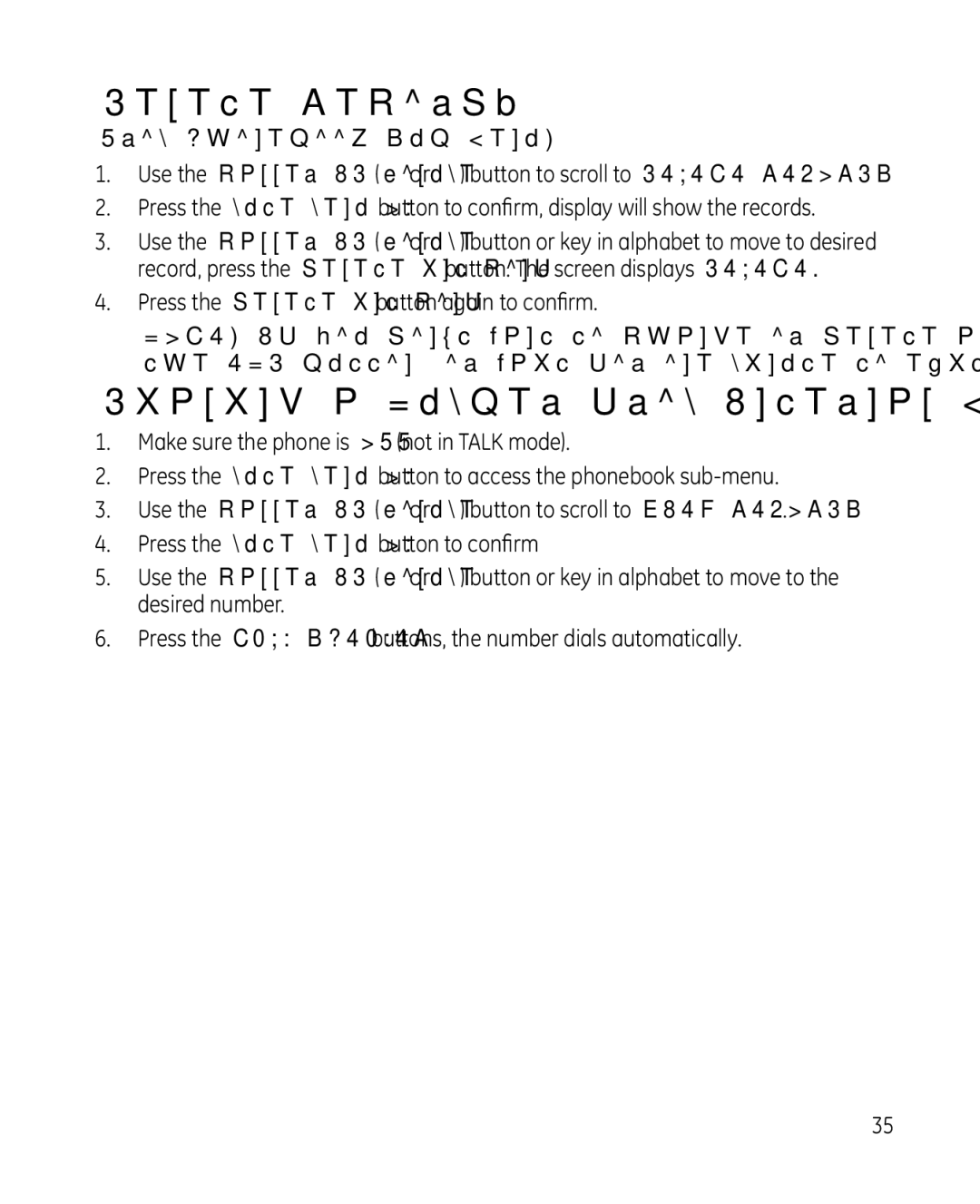 GE 81, 28214xx2, 28214xx1, 0008579 manual Delete Records, Dialing a Number from Internal Memory 