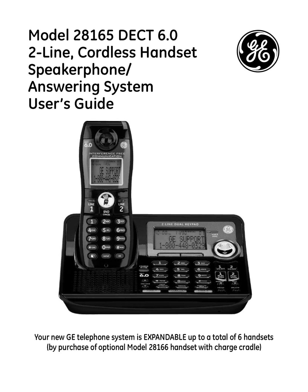 GE 28165xx6, 28166, 28165xx3, 28165xx2, 28165xx5, 28165xx4, 0007634 manual 