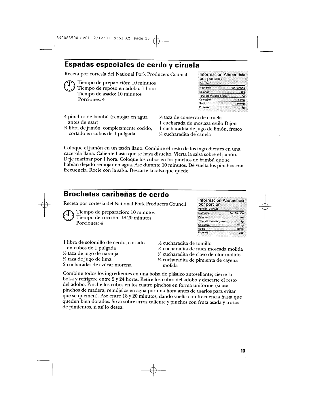 GE 106811, 840083500 manual 