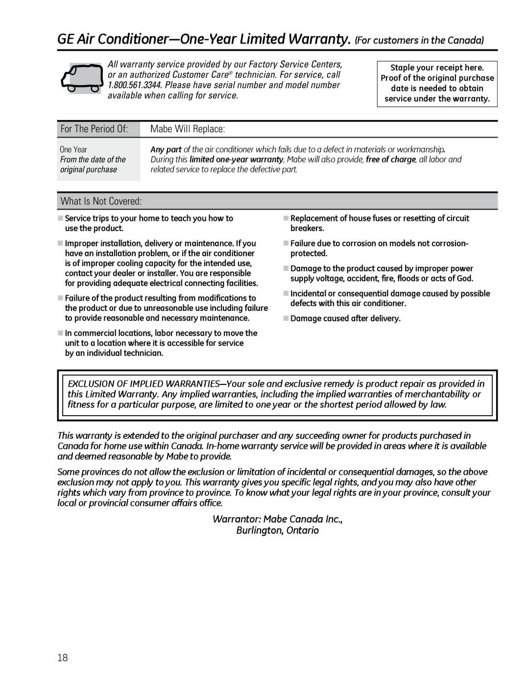 GE 880 installation instructions Mabe Will Replace 