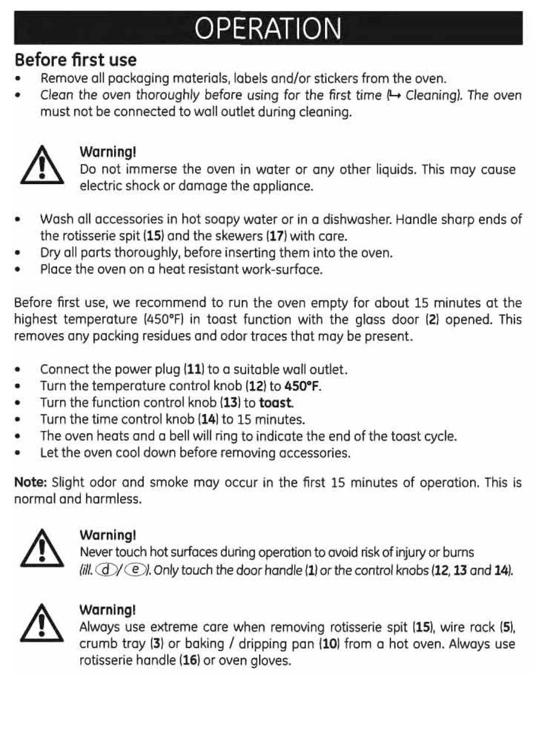 GE 169220 17, 898691 53 manual 