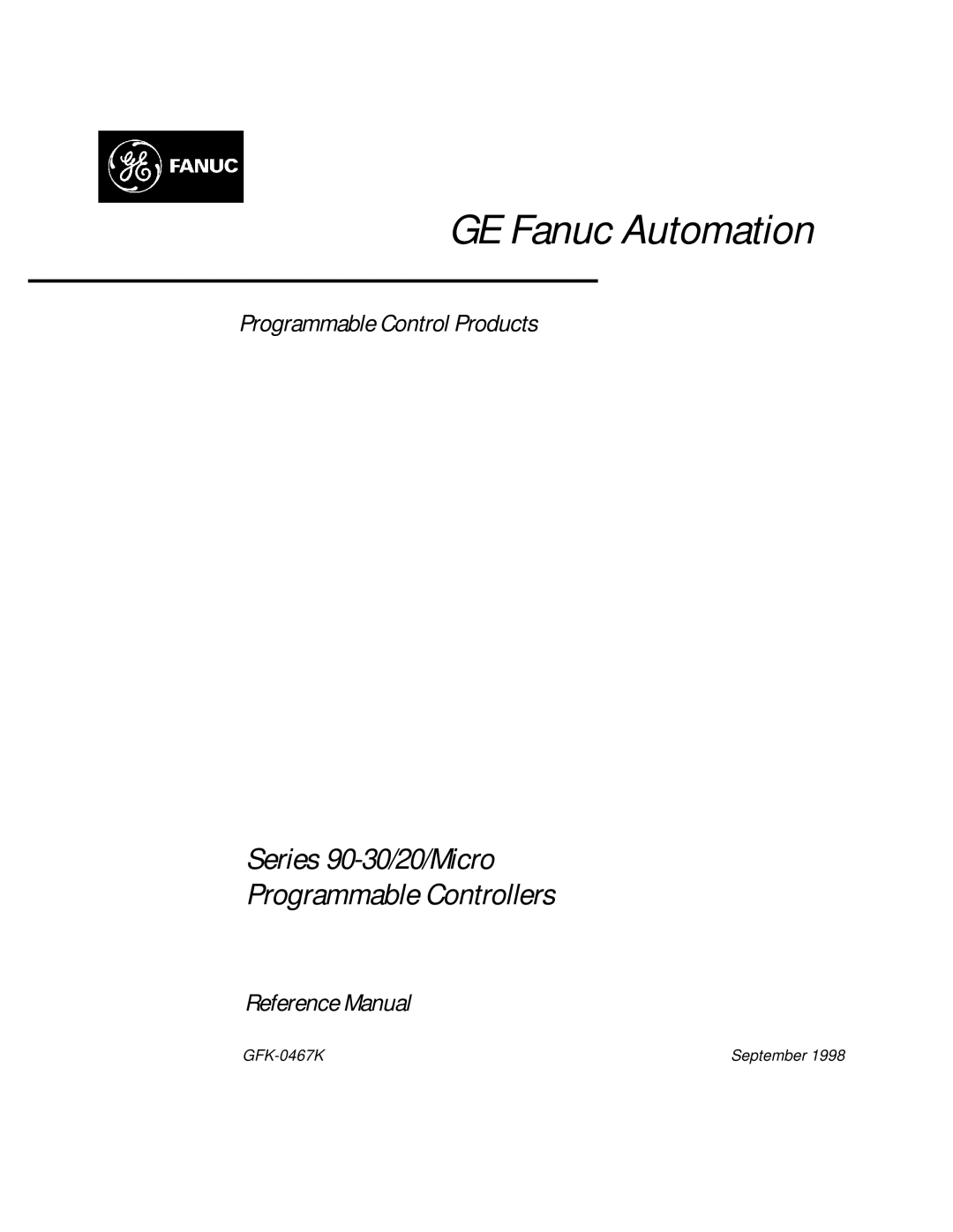 GE 90-30/20/Micro manual GE Fanuc Automation 