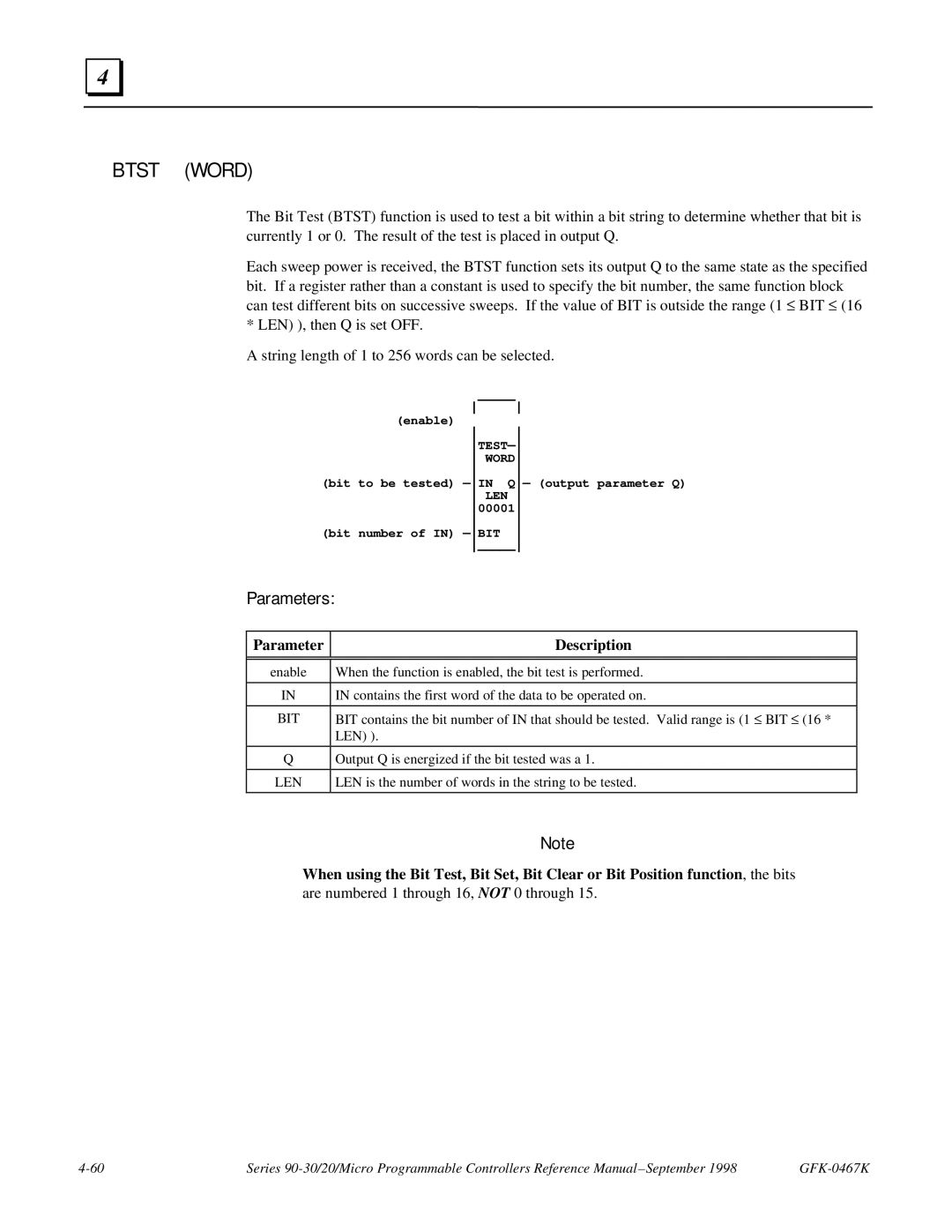 GE 90-30/20/Micro manual Btst Word 