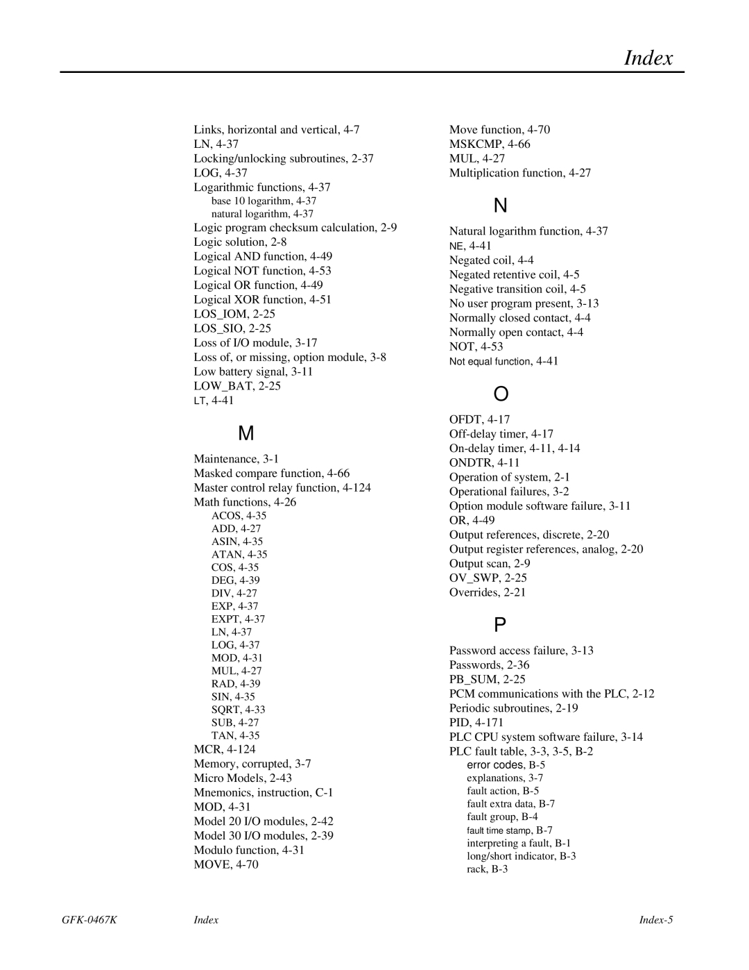 GE 90-30/20/Micro manual Not equal function 