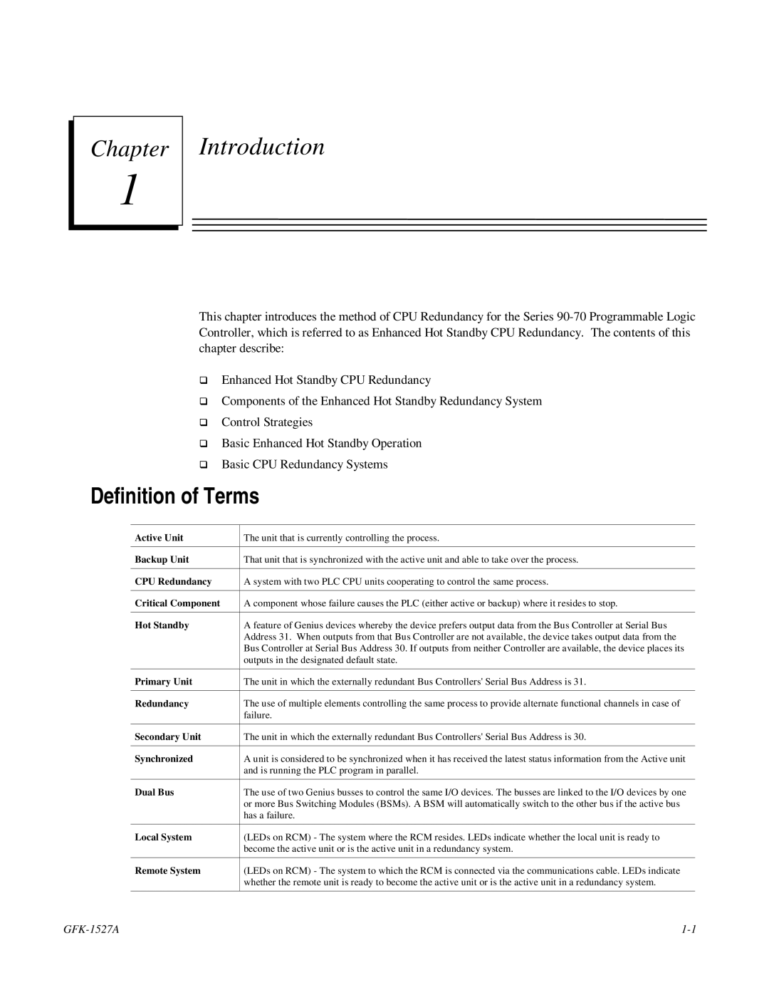 GE 90-70 manual Introduction, Definition of Terms 