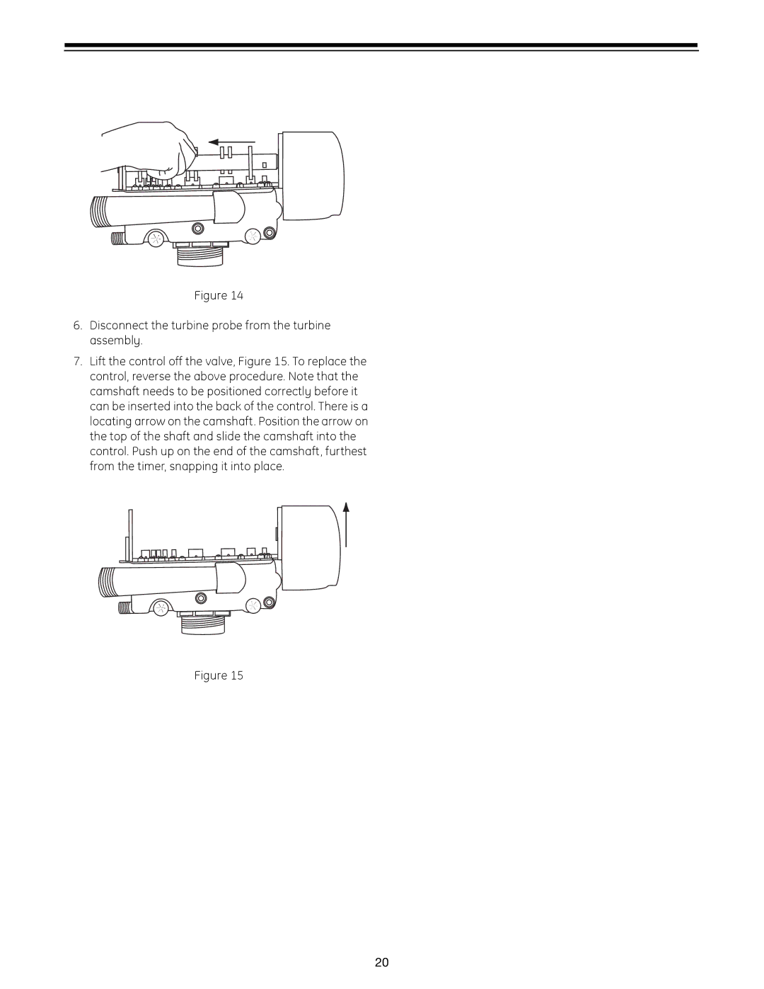 GE 960 Series manual Disconnect the turbine probe from the turbine assembly 