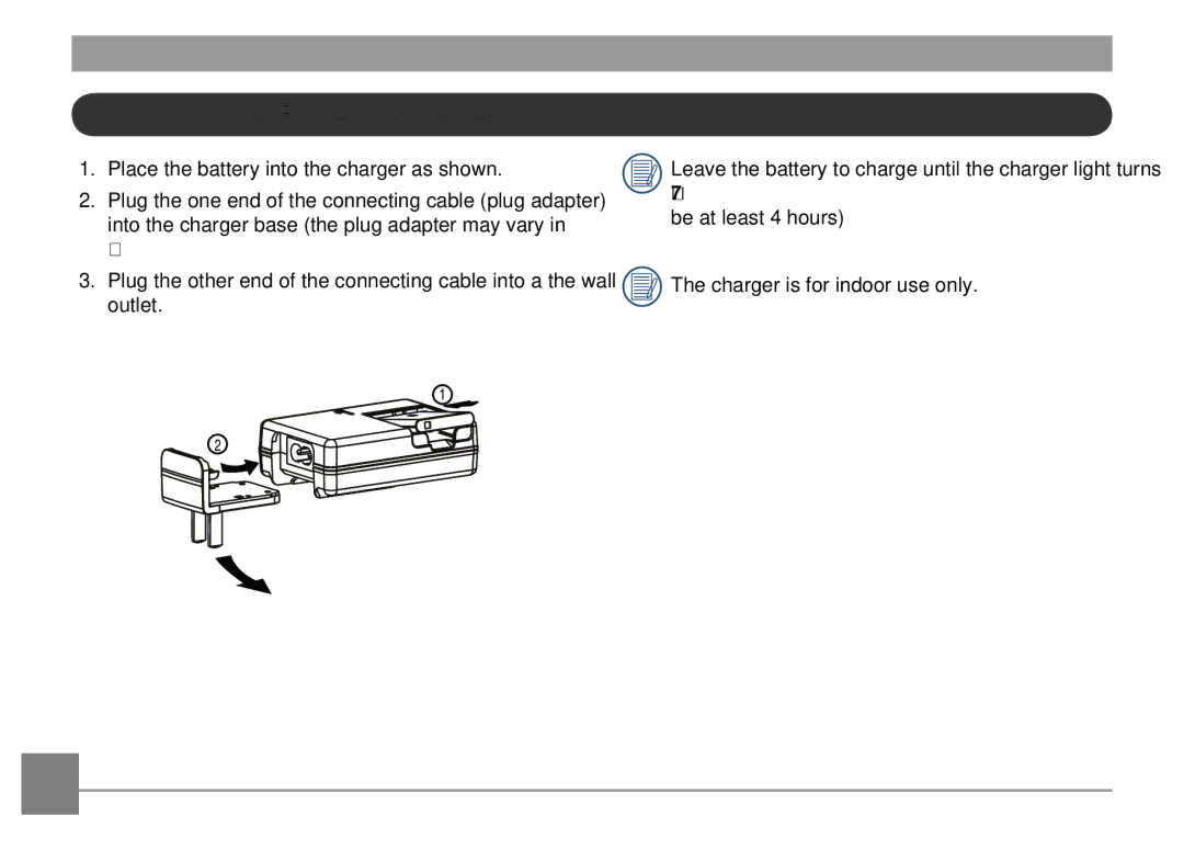 GE A Series : A1255, A1455-SL user manual Charging the Battery J Series 