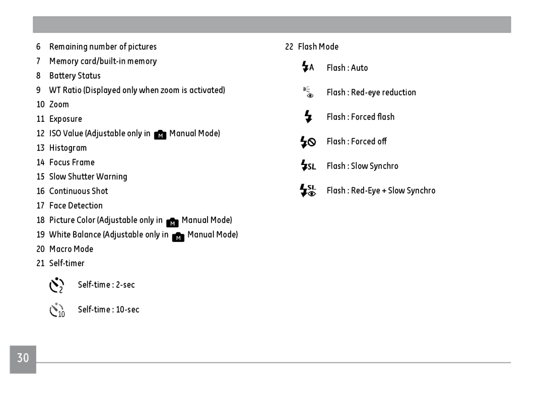 GE A1455RD, A1455SL, A1455BK user manual Picture Color Adjustable only Manual Mode 