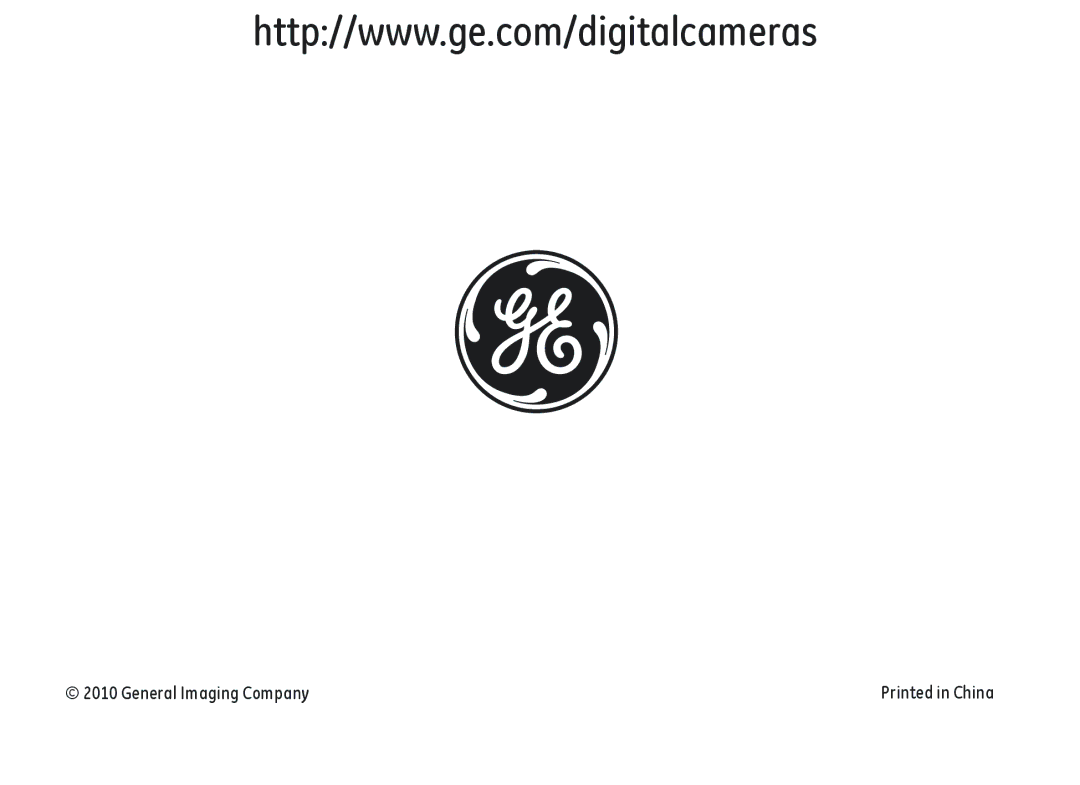 GE A1455BK, A1455RD, A1455SL user manual General Imaging Company 