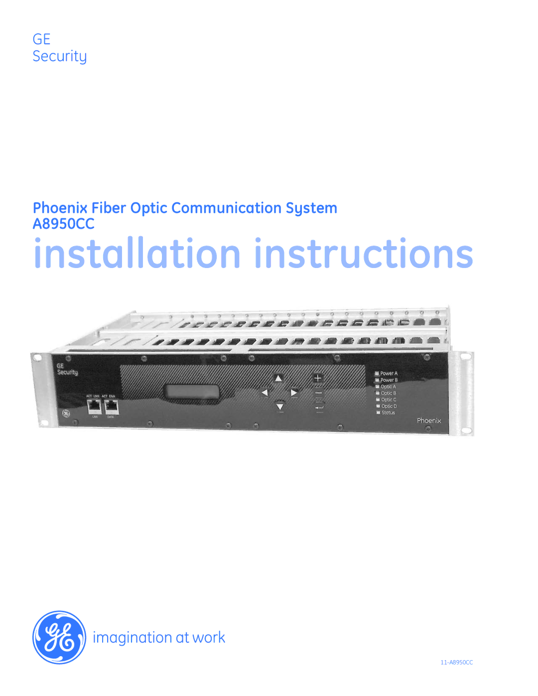 GE A8950CC installation instructions Installation instructions 