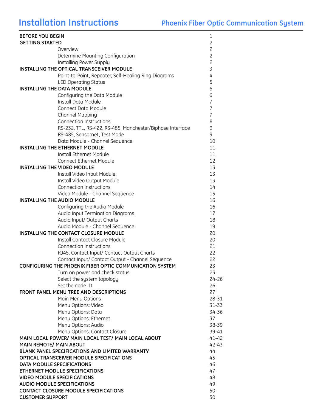 GE A8950CC installation instructions Installation Instructions 