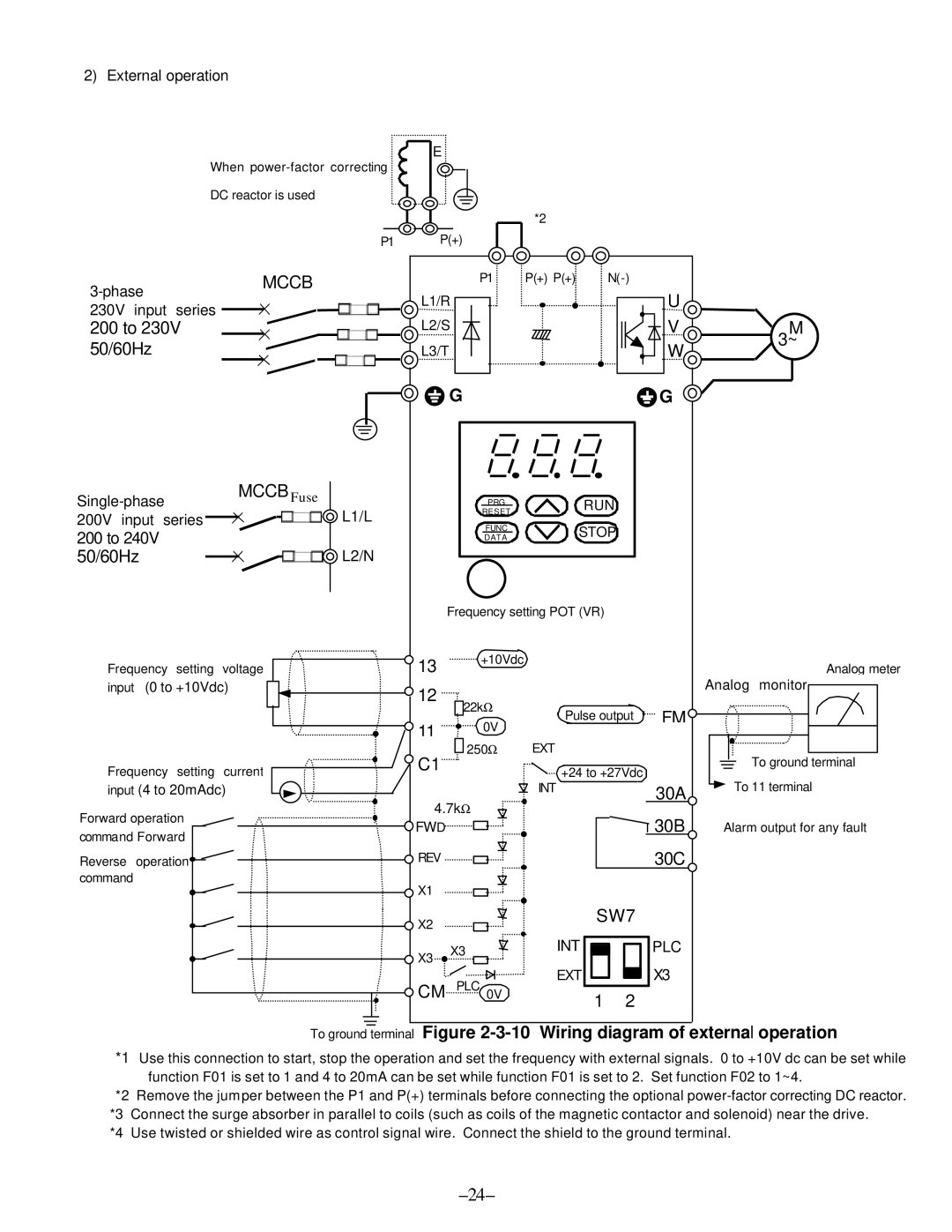 GE AF-300, C11 manual 200 to 50/60Hz 