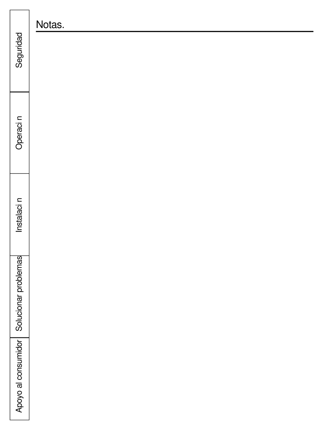 GE AGF12, AGF06, AGF08, AGF14, AGF10 installation instructions Notas 