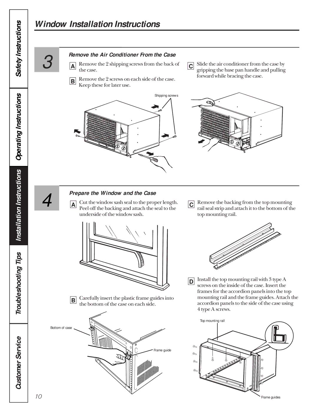 GE AGH08 owner manual TroubleshootingTips 