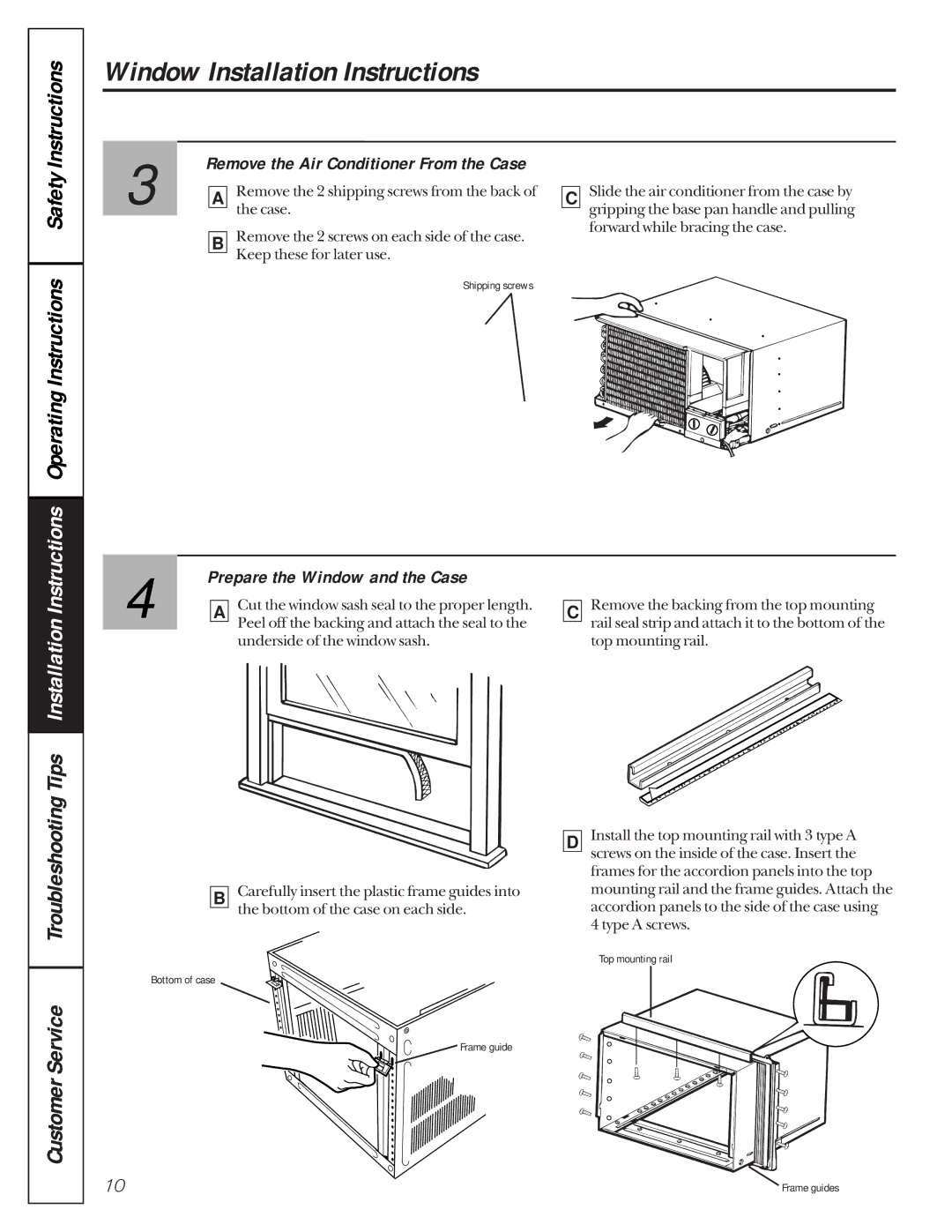 GE AGV08, agp08 owner manual TroubleshootingTips 