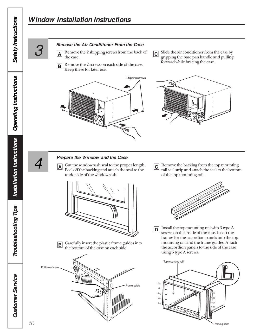 GE agv18, agp18 owner manual TroubleshootingTips 