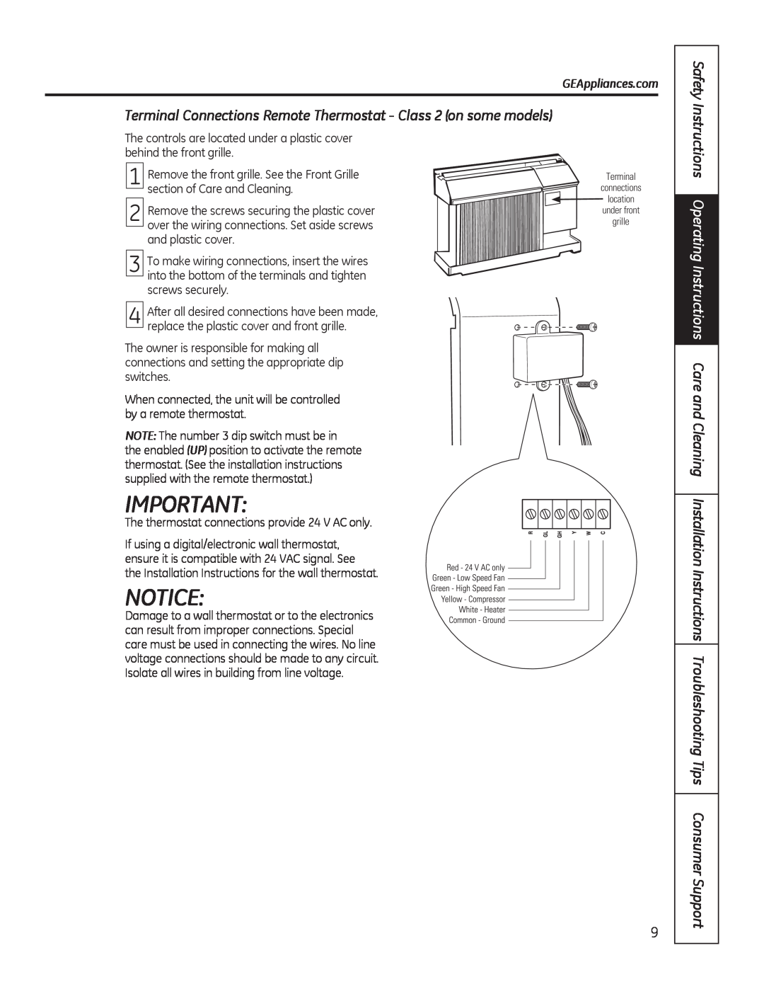 GE AJCM 08 ACD installation instructions Safety, GEAppliances.com 