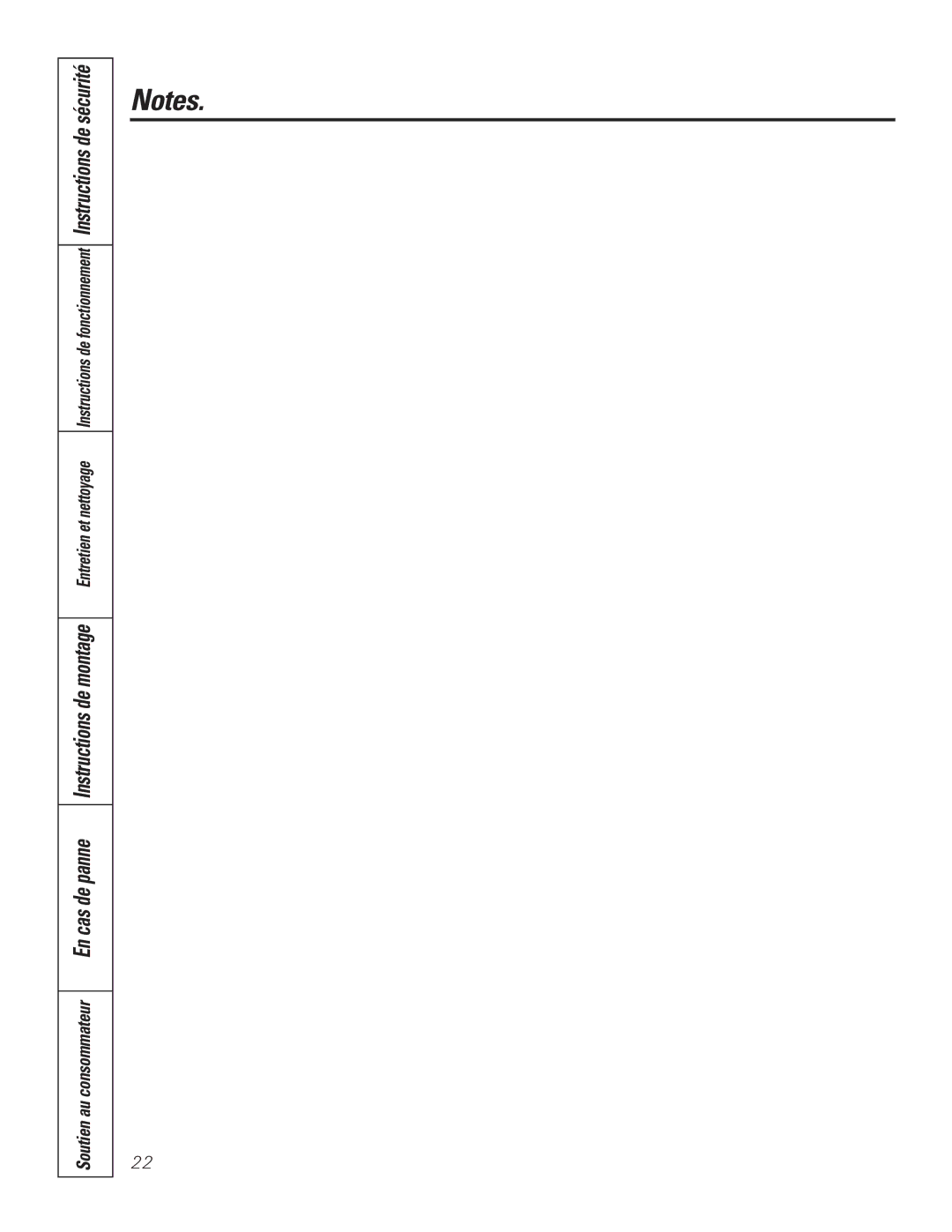 GE AJHS10DCC installation instructions En cas de panne, Instructions de sécurité, Entretien et nettoyage 