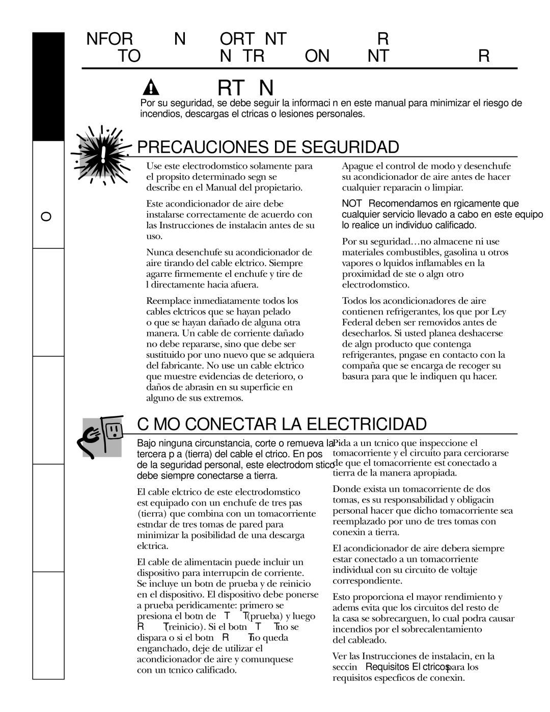 GE AJHS10DCC installation instructions Seguridad, Cuidado y limpieza 