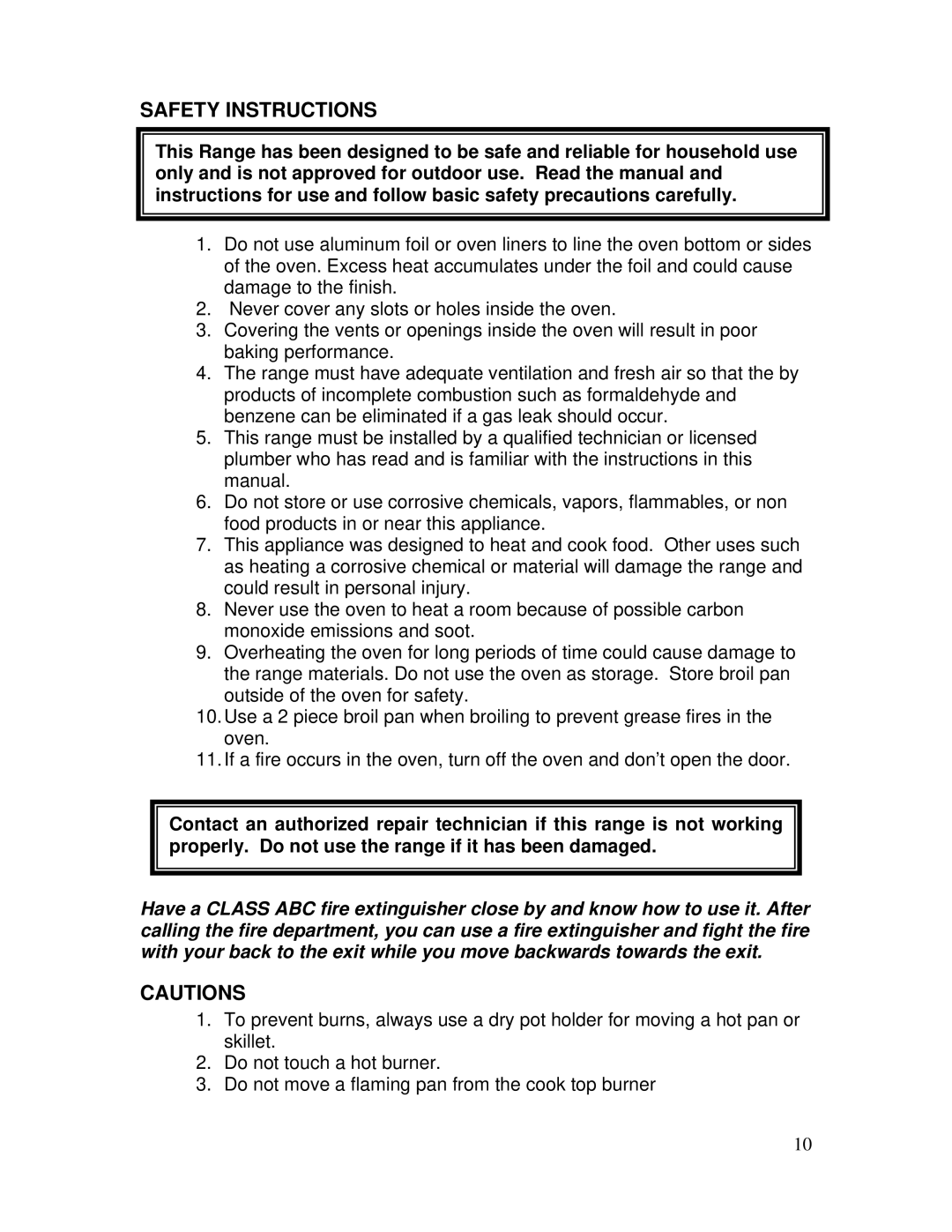 GE ARR-244, ARR-6062GD, ARR-486GD, ARR-484X2GR, ARR-636, ARR-486GR, ARR-GR, ARR-436GD, ARR-484GDGR, ARR-304 Safety Instructions 