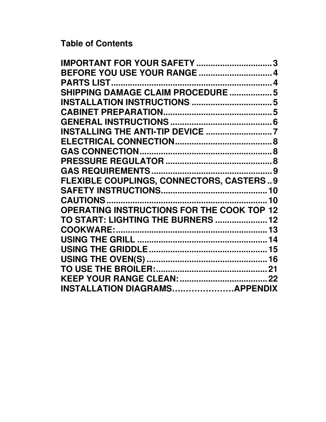 GE ARR-484X2GR, ARR-6062GD, ARR-486GD, ARR-636, ARR-486GR, ARR-GR, ARR-436GD, ARR-484GDGR, ARR-304 manual Before YOU USE Your Range 