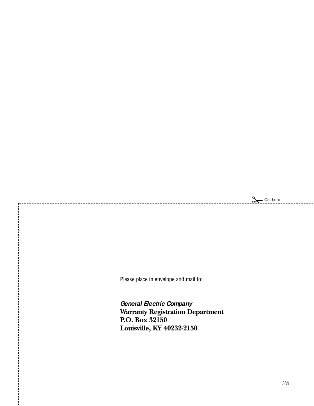 GE 49-7419-2, AZ75H18EAC installation instructions General Electric Company 