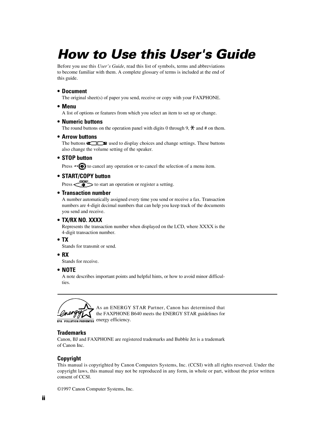 GE B640 manual How to Use this Users Guide, Arrow buttons 