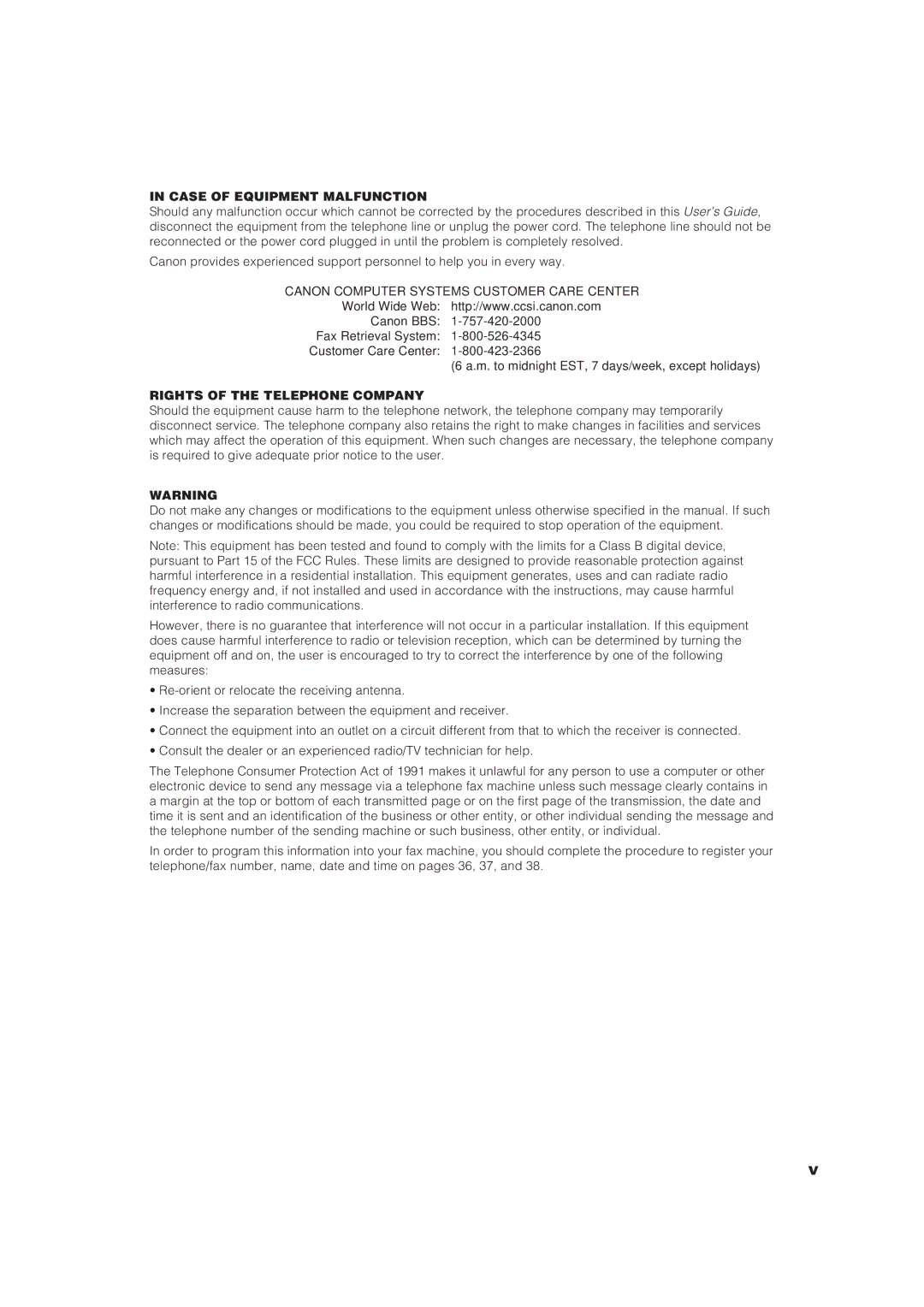 GE B640 manual Case of Equipment Malfunction 