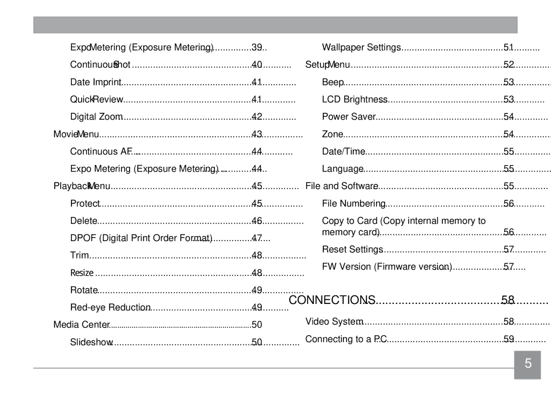 GE D1030, C1033, K1030 user manual Copy to Card Copy internal memory to 