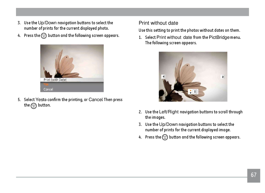 GE C1433SL, C1433RD, ce1433 user manual Print without date 