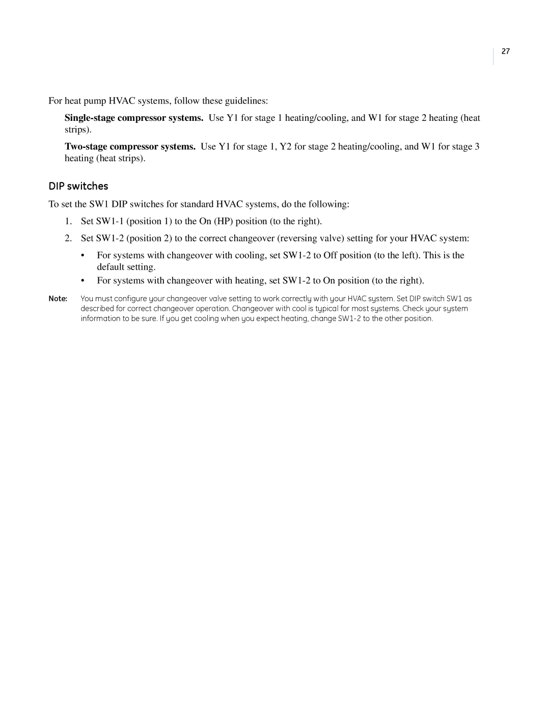 GE CC-SCSTAT installation manual DIP switches 